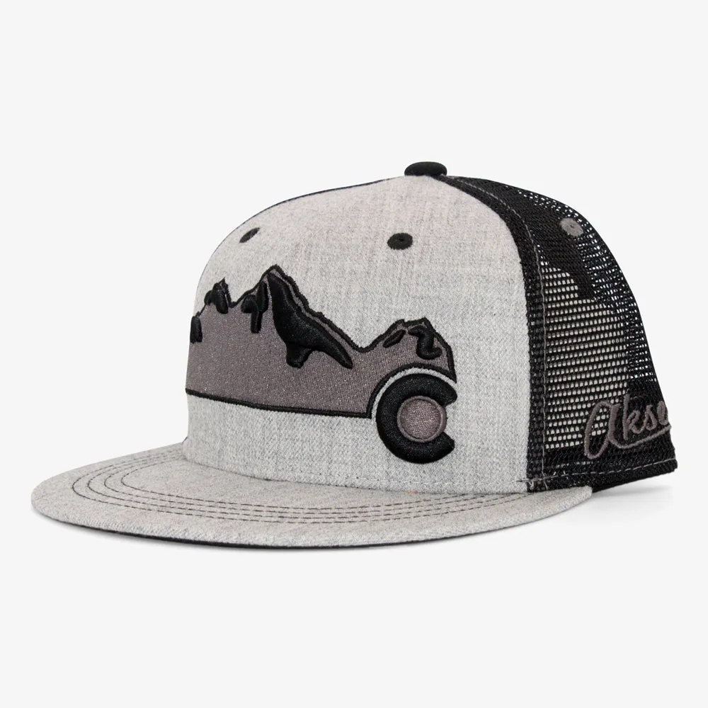 Rocky Mountain Colorado Flatbill Snapback Hat