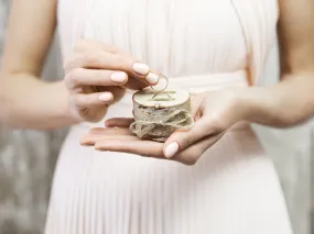 Rustic Wooden Ring Bearer