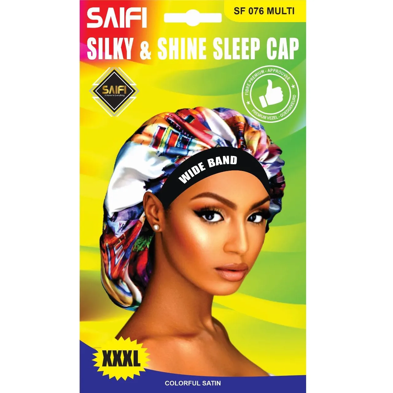 Saifi Silky & Shine Sleep Cap SF 076 MULTI XXXL