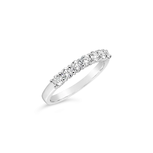 Seven Diamond Wedding Band