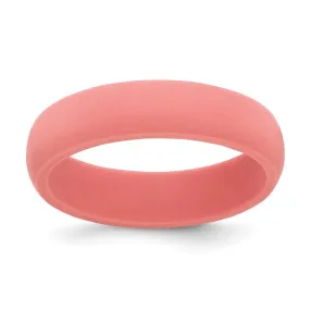 Silicone Coral 5.7mm Domed Band