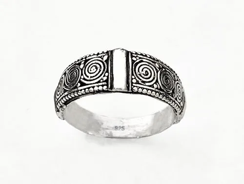 Silver Celtic Spiral Ring