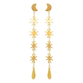 Star Dew Drop Earrings