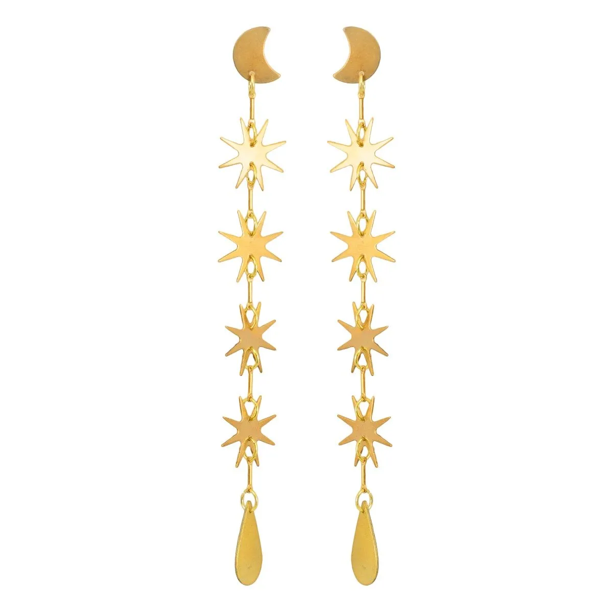 Star Dew Drop Earrings