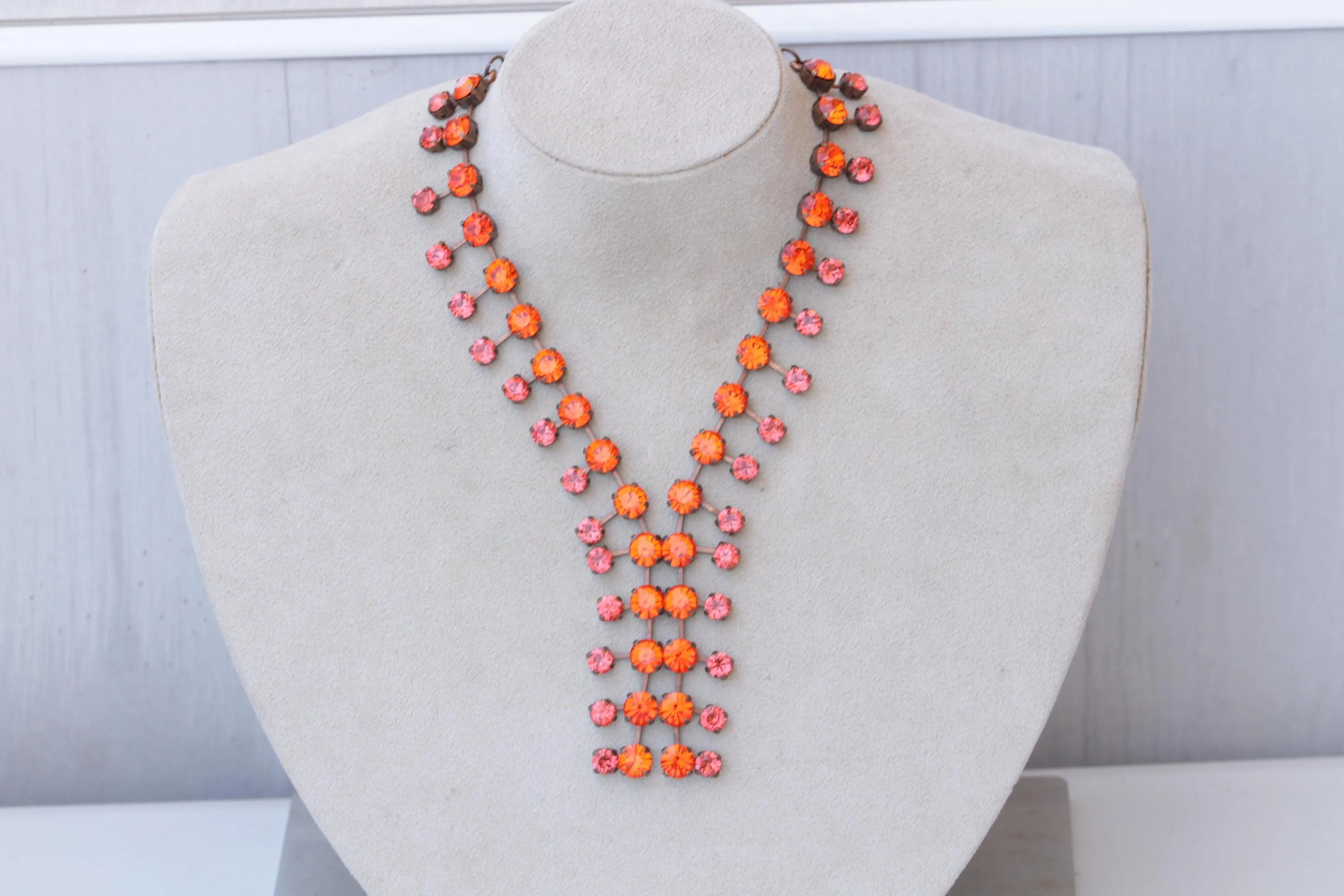 Statement Orange necklace