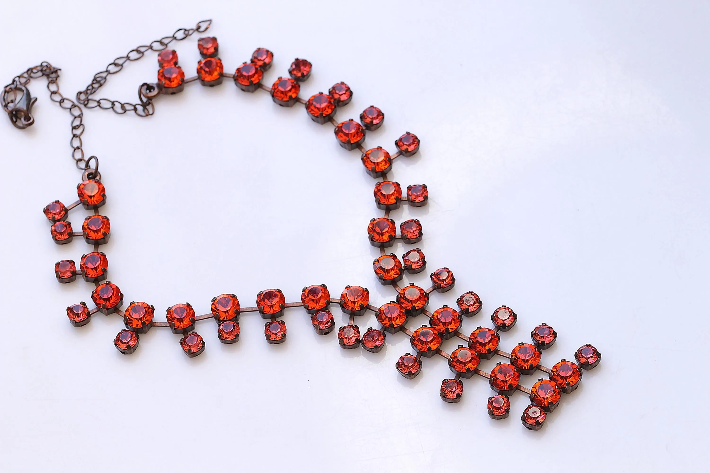 Statement Orange necklace