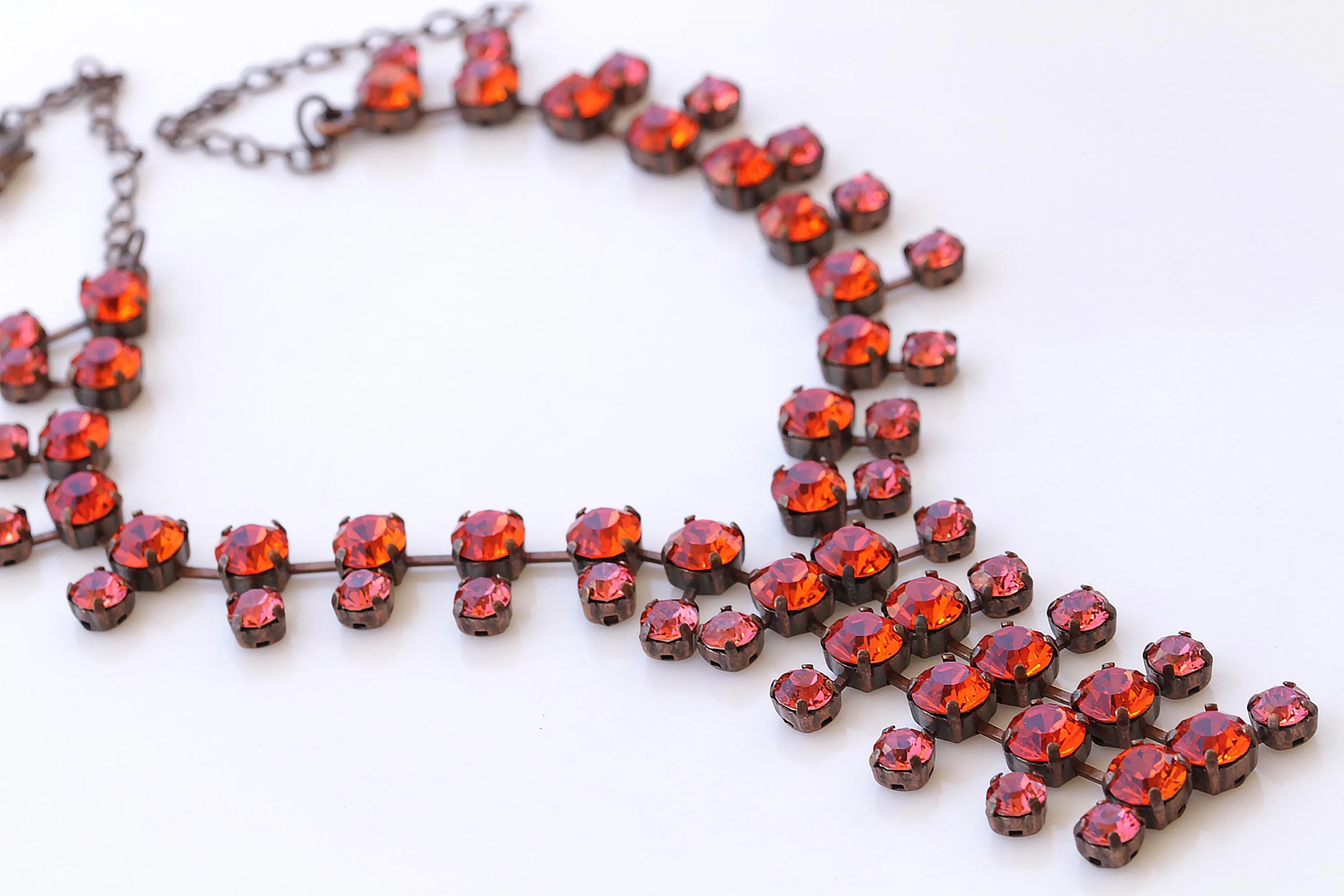 Statement Orange necklace