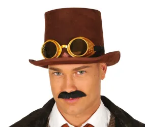 Steampunk Top Hat with Goggles