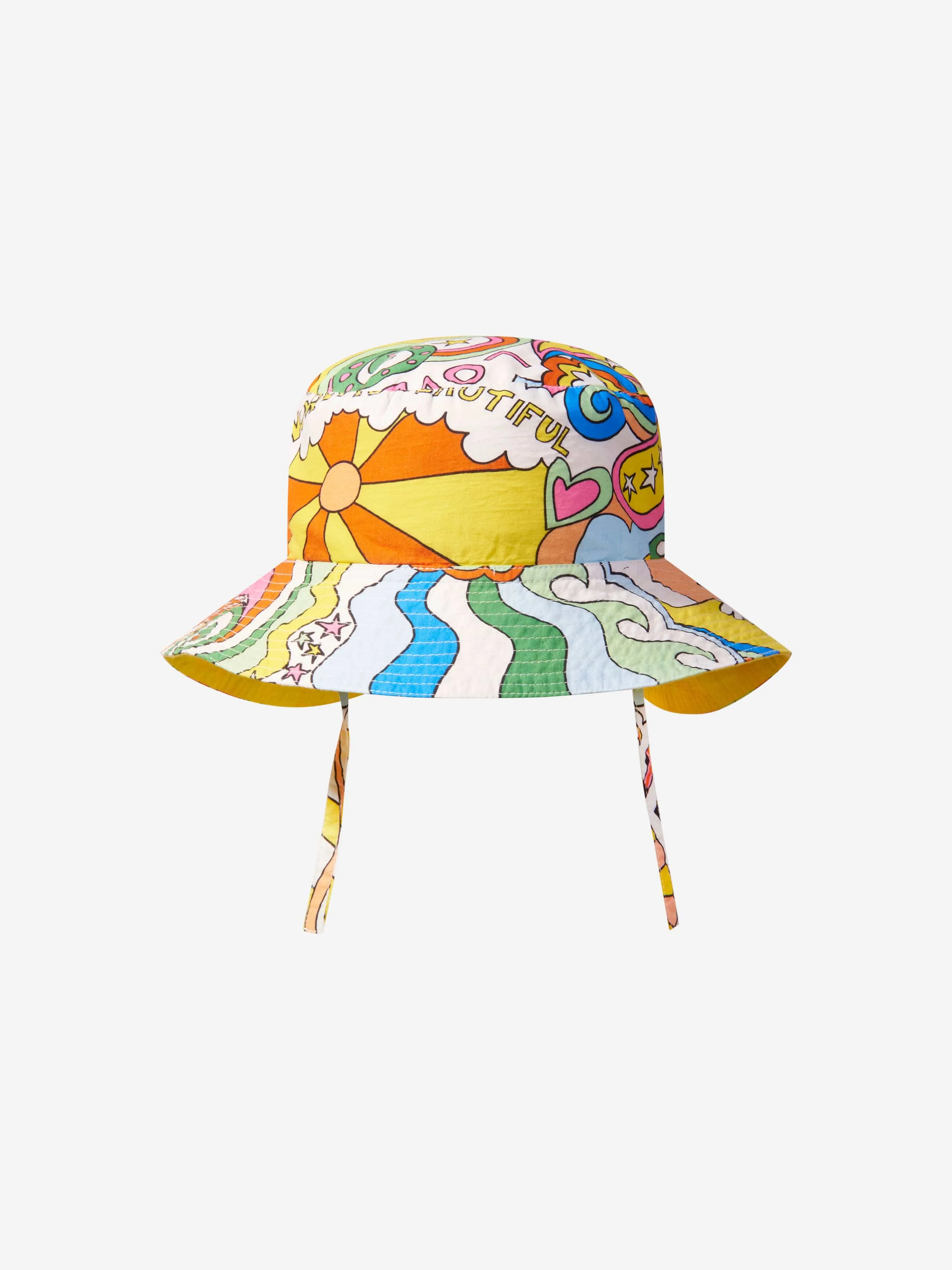 Stella McCartney Girls Bucket Hat in Multicoolur