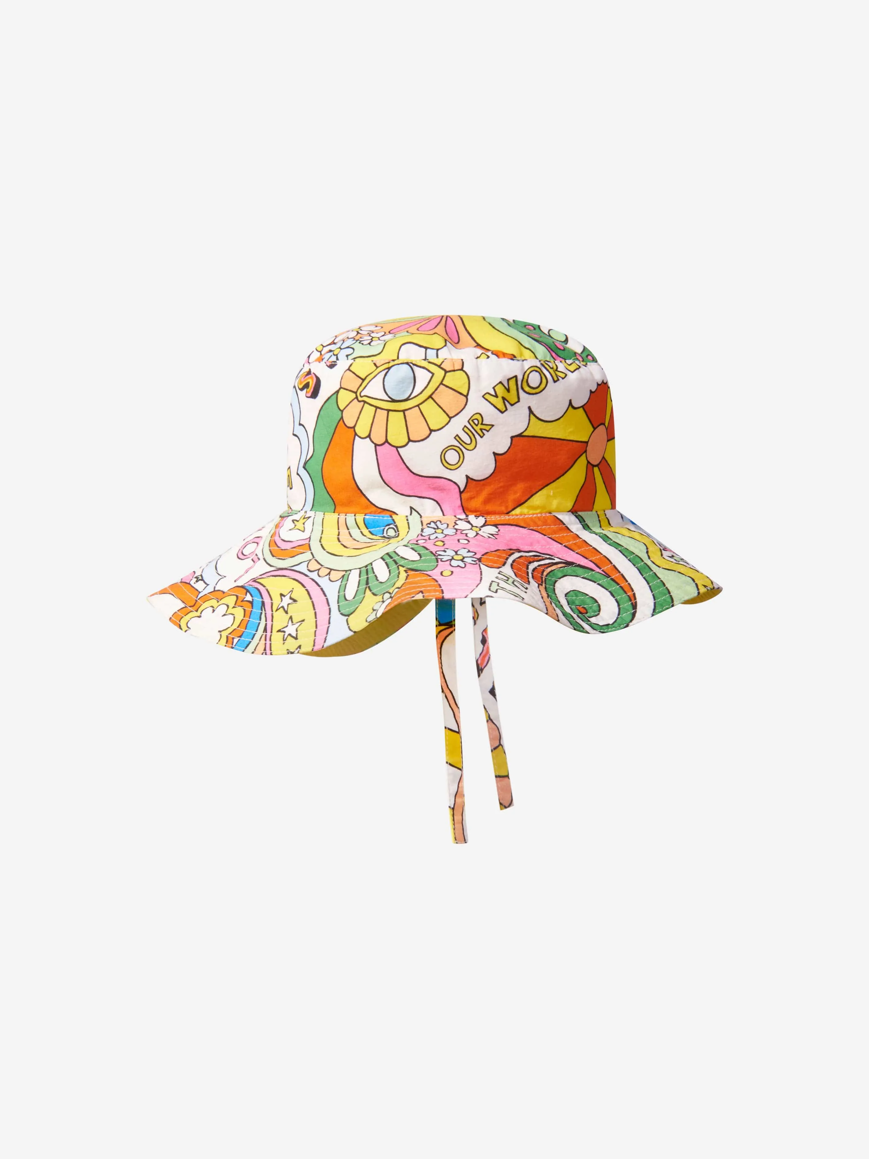 Stella McCartney Girls Bucket Hat in Multicoolur