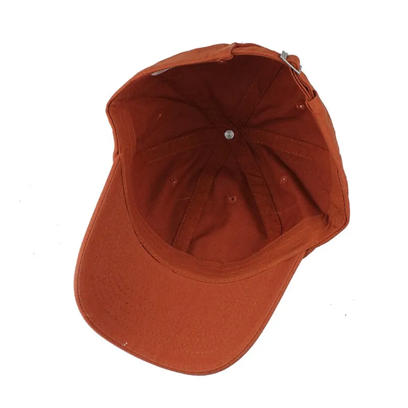 Summer Solid Color Cotton Snapback Baseball Cap