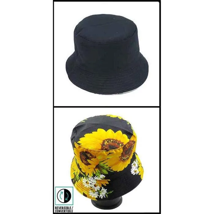 Sunflower Reversible Bucket Hat