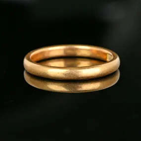 Superb Vintage 14K Gold Eternity Wedding Ring Band