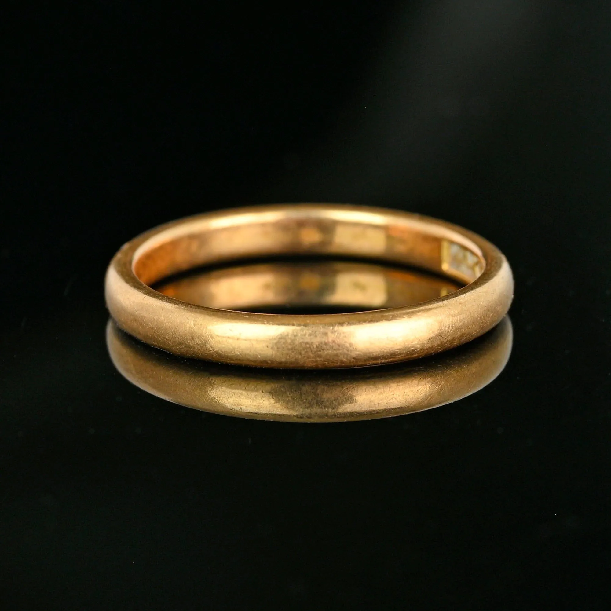 Superb Vintage 14K Gold Eternity Wedding Ring Band