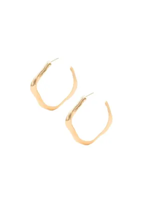 Sylvia Benson Poppy Hoop Earrings