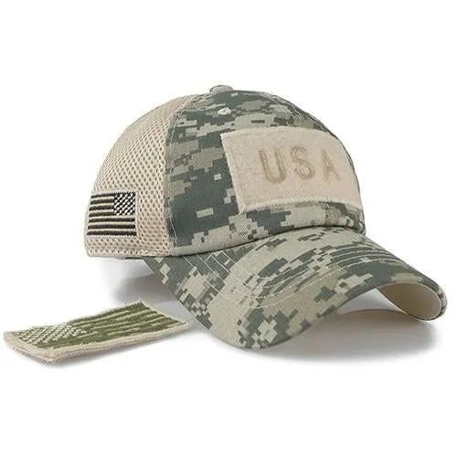 Tactical Camouflage Baseball Caps Men Summer Mesh Military Army Caps