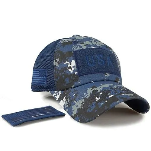 Tactical Camouflage Baseball Caps Men Summer Mesh Military Army Caps