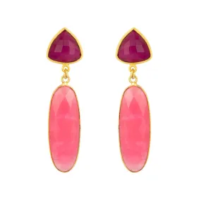 Tallulah Pink Earrings