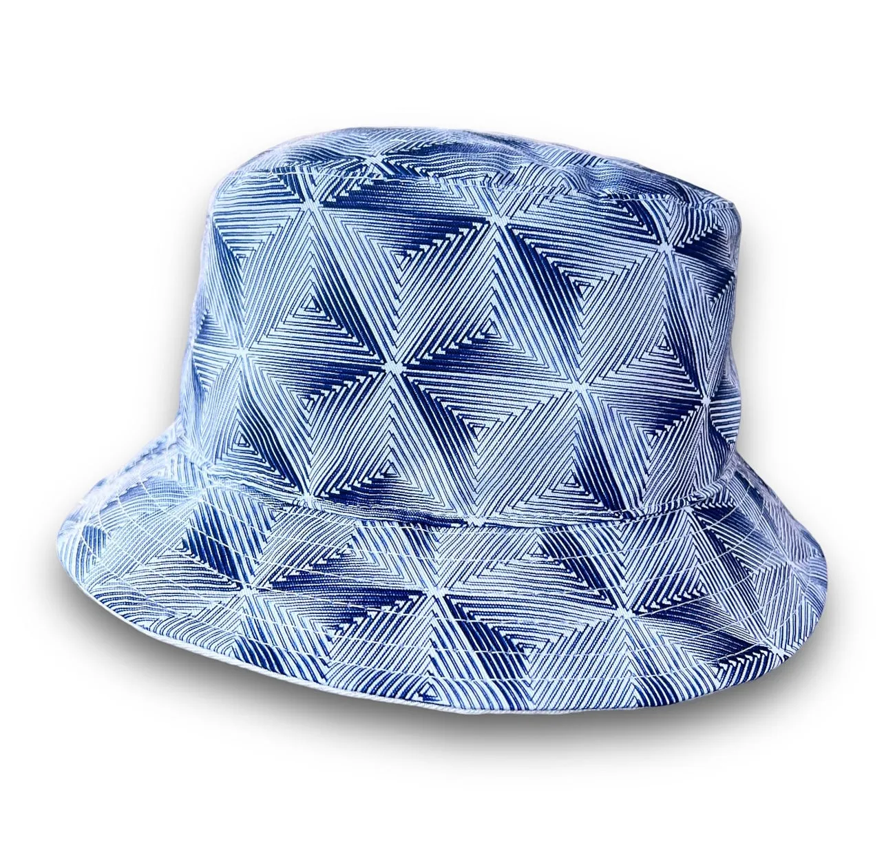 THE FLAMEKEEPERS HAT CLUB BLUE GEO BUCKET HAT