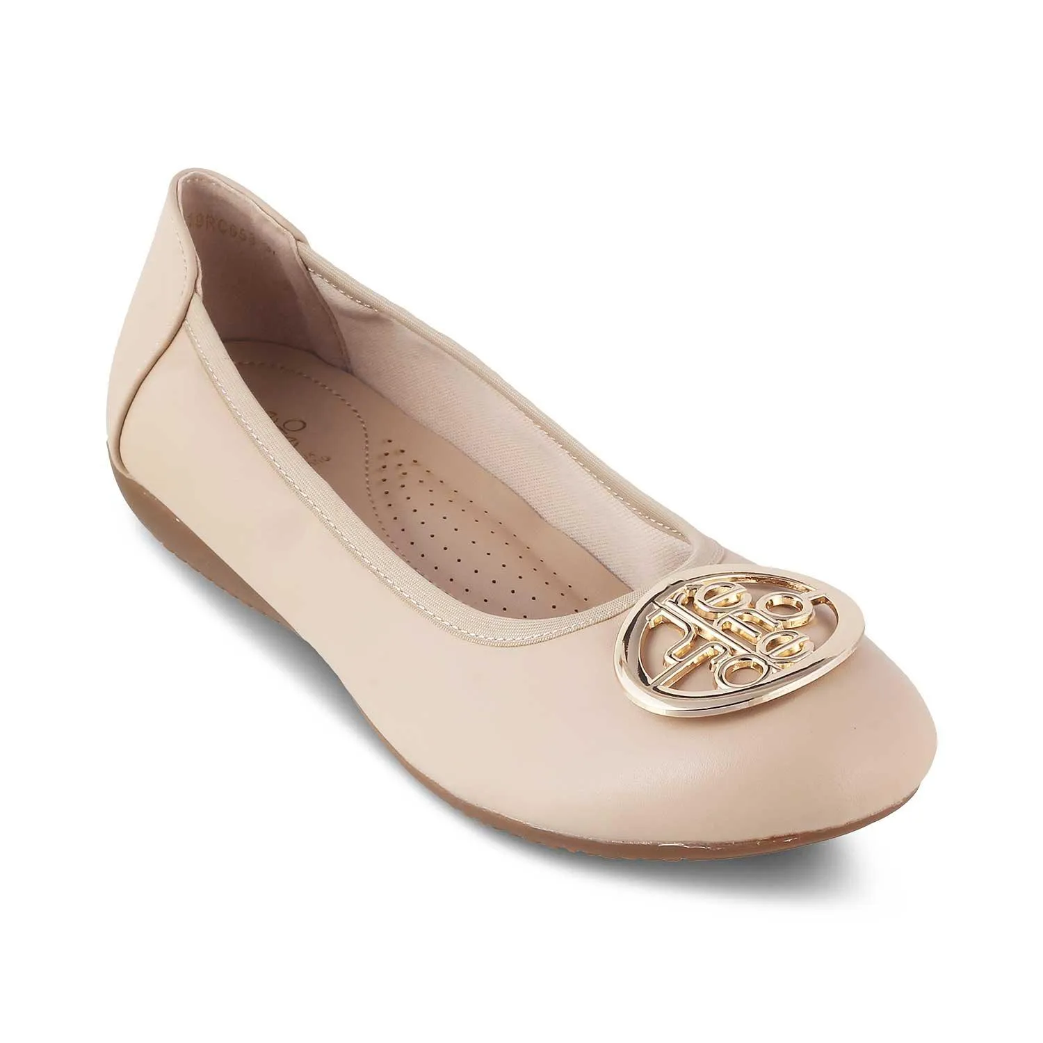 The Tresmo Beige Women's Dress Ballerinas Tresmode