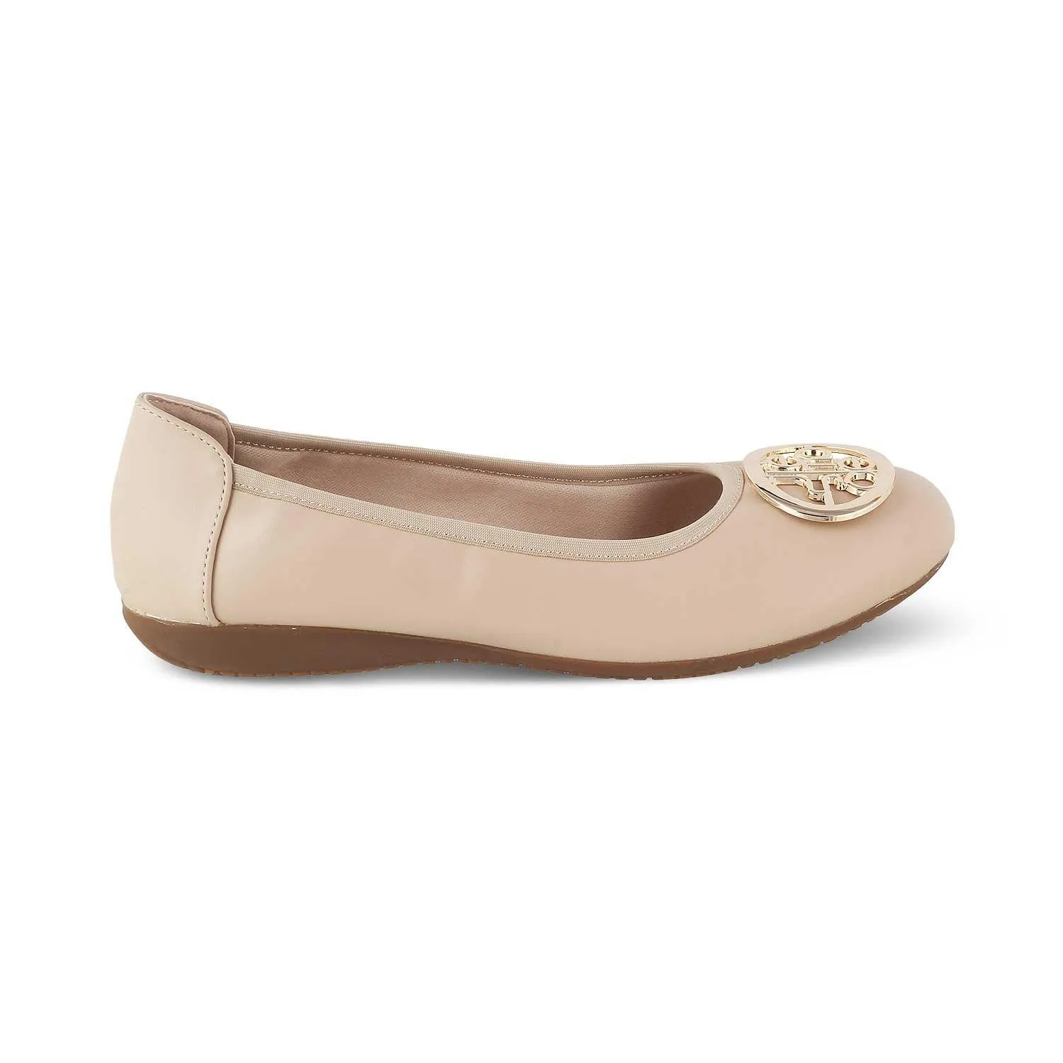 The Tresmo Beige Women's Dress Ballerinas Tresmode