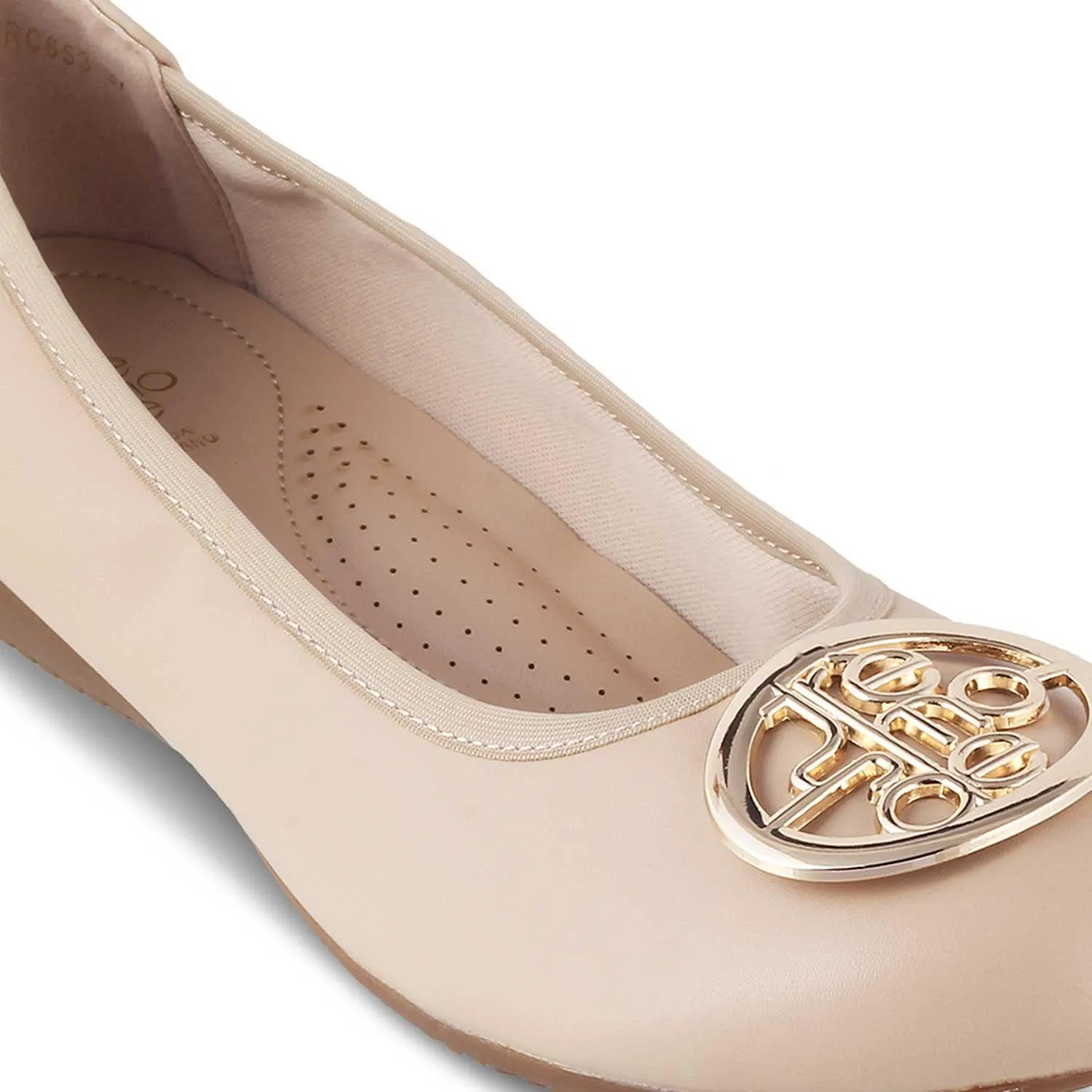 The Tresmo Beige Women's Dress Ballerinas Tresmode