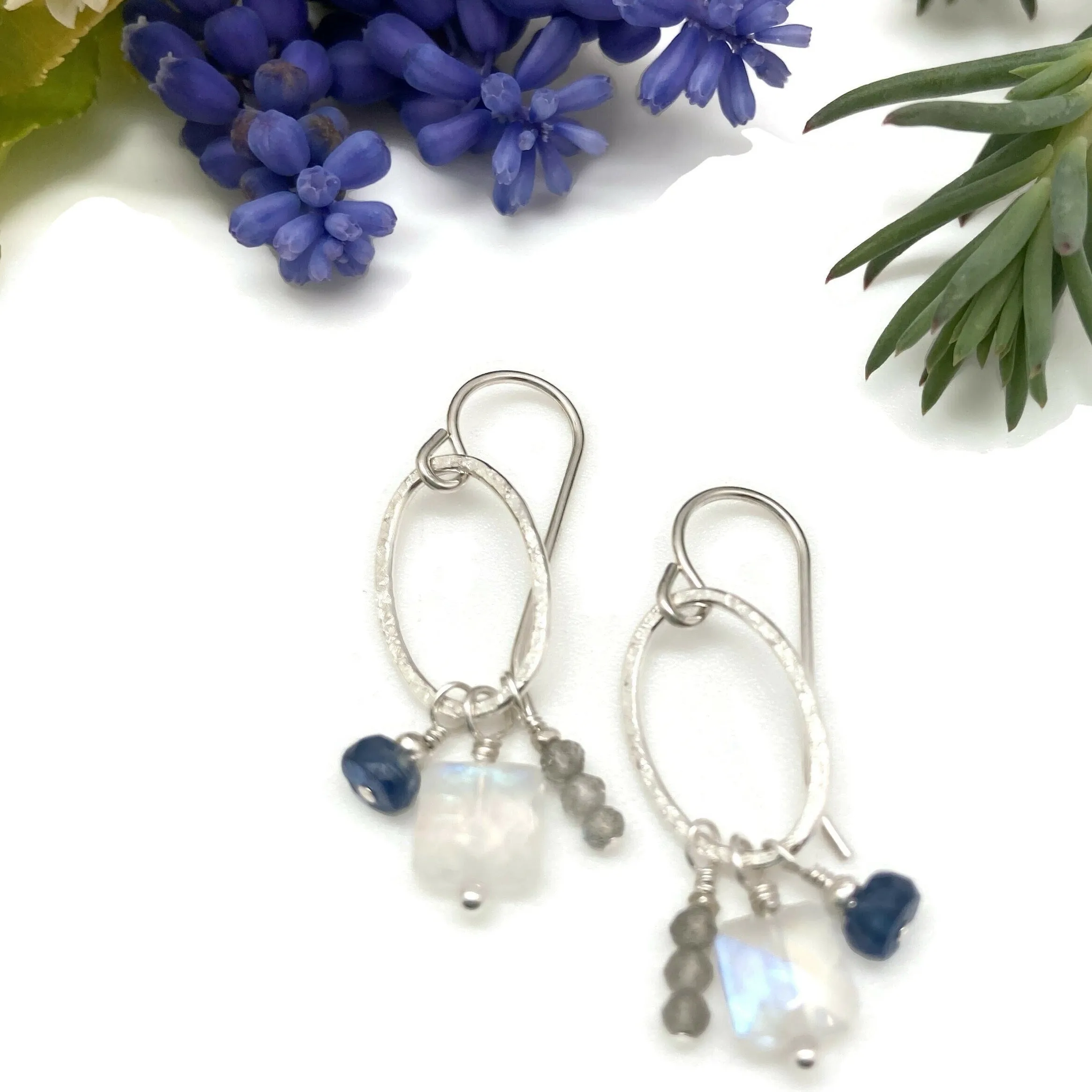 Three Stone Marquis Earrings