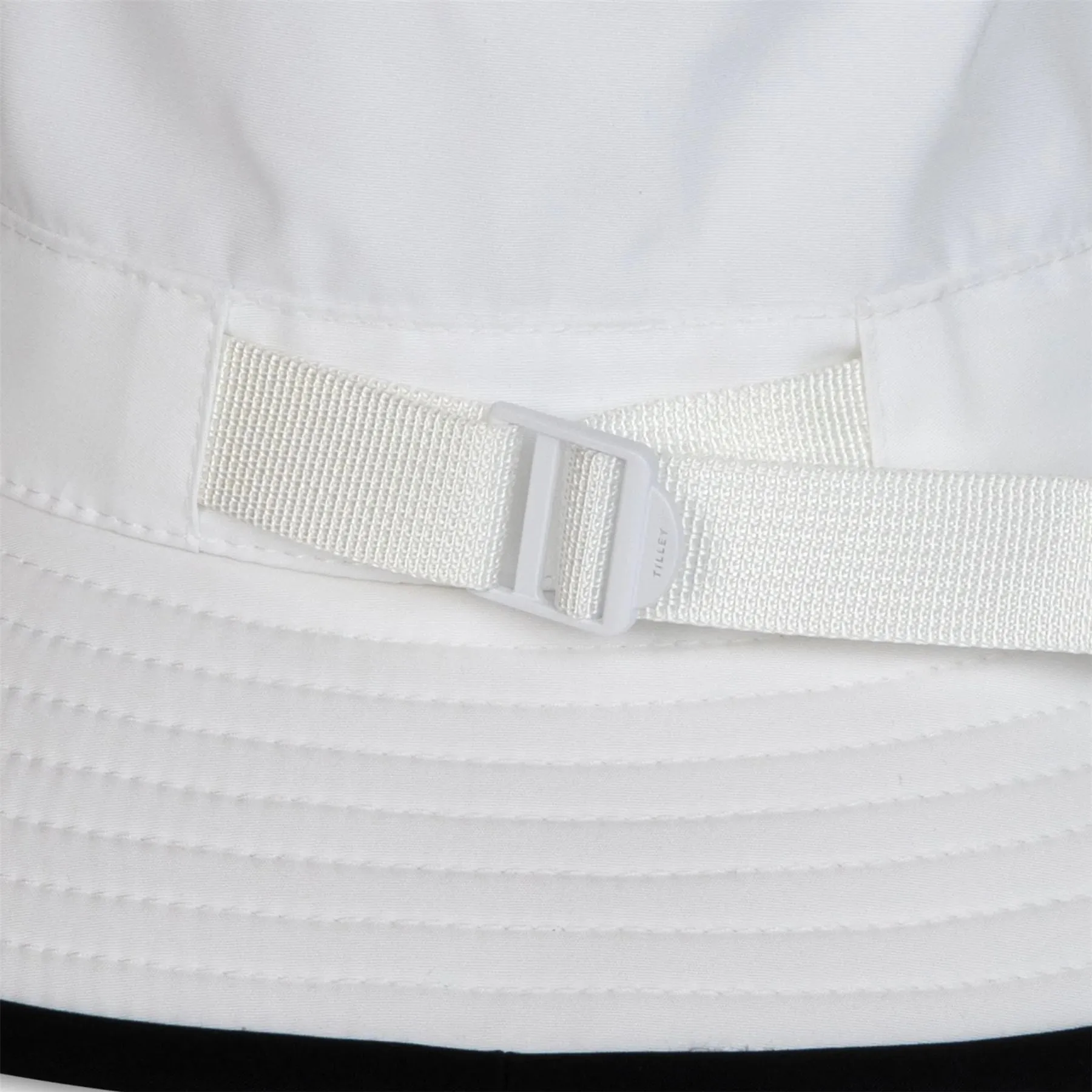 Tilley Wide Brim Bucket Hat White/Black - AW24