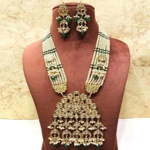 Triangular Kundan Onex Necklace