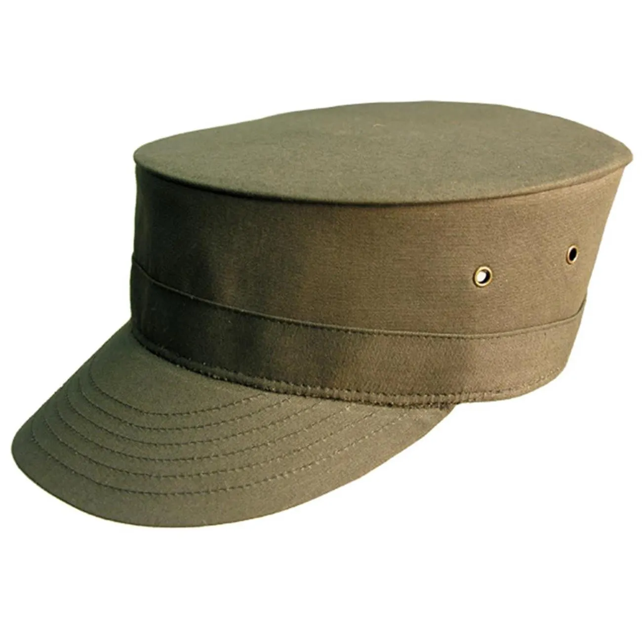 Trooper Cap in Water-Resistant Cotton Canvas