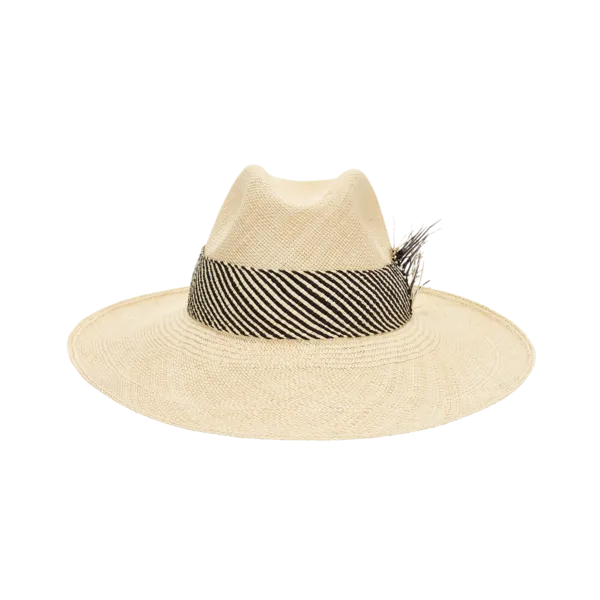 Tucan Wide Brimmed Straw Hat