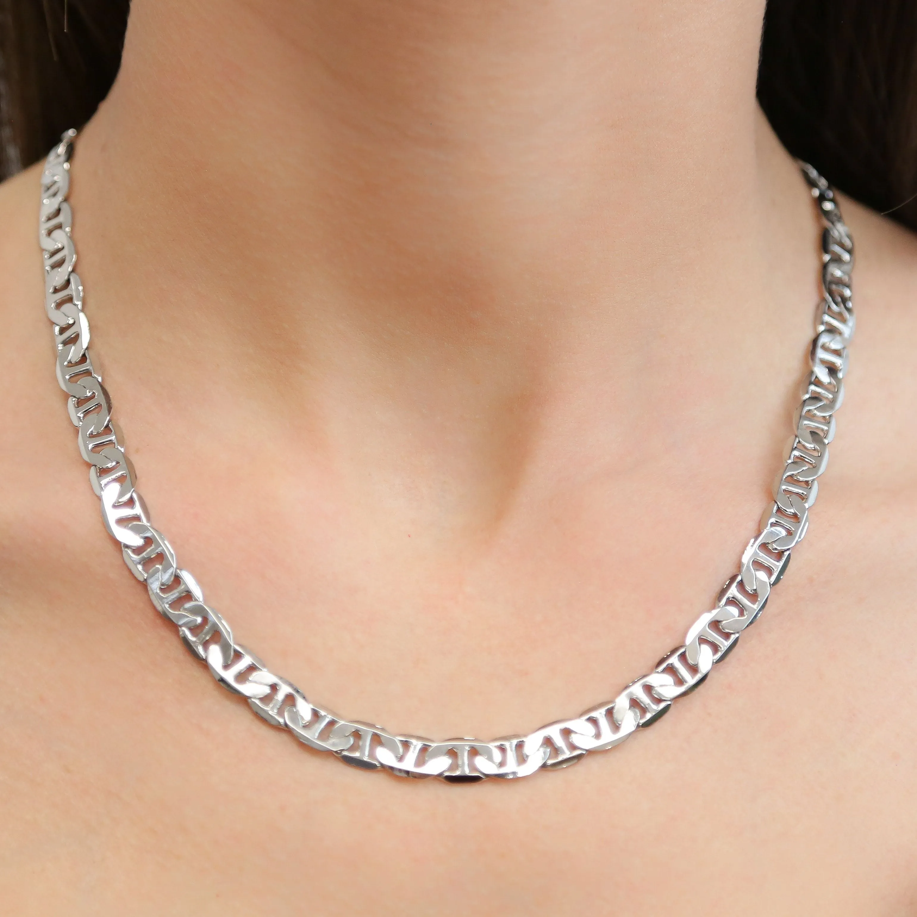 VALIANT - Silver Linked Chain Necklace