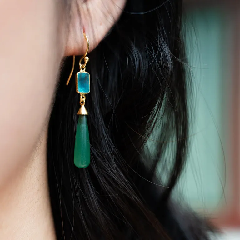 Velvet Drop Hook Earrings