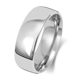 Wedding Band 9K Slight Court 7mm-1.25 Wedding  Ring W117WL