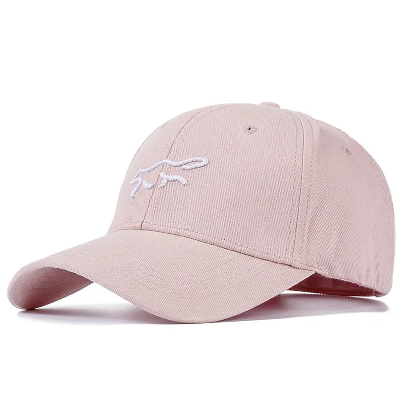 Women Men Cotton Cap Fashion Fabio Fox Embroidered Baseball Cap Female Casual Adjustable Outdoor Couple Streetwear Hat