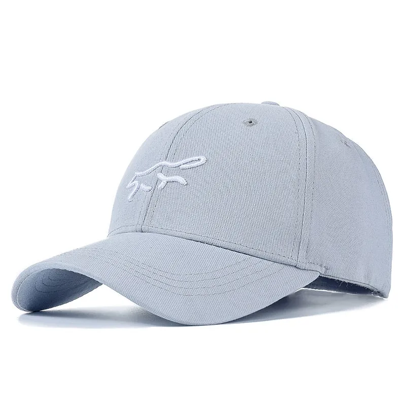 Women Men Cotton Cap Fashion Fabio Fox Embroidered Baseball Cap Female Casual Adjustable Outdoor Couple Streetwear Hat