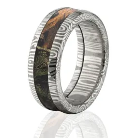 Xtra Men's Camo Rings, XTRA Damascus Camo Band