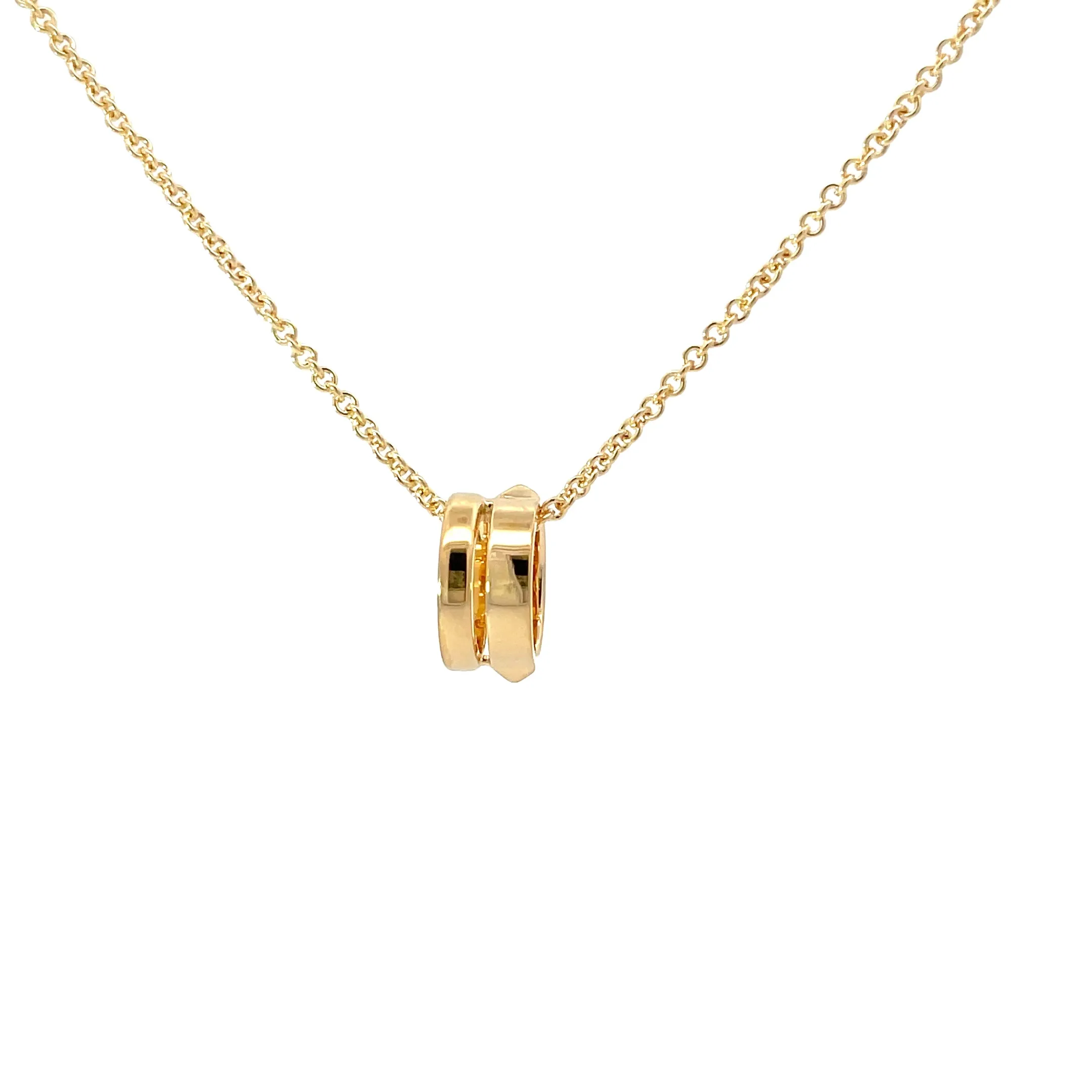 Yellow Modern Electrum Diamond Necklace