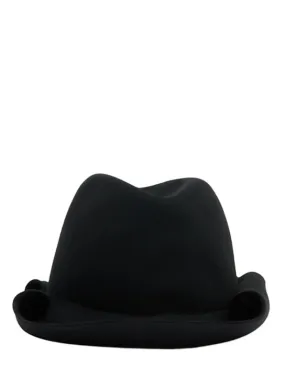 Yohji Yamamoto   Roll brim wool hat 